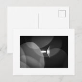 Carte Postale Une bougie brûlante (Devant / Derrière)