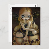 Carte postale "Une bougie dans l'obscurité" (Devant / Derrière)