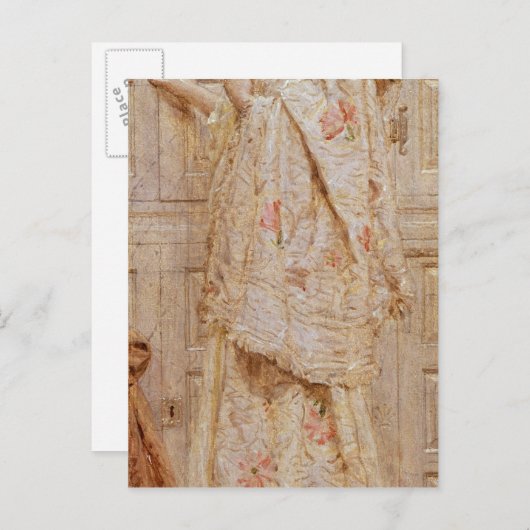 Carte Postale Une broderie (Devant / Derrière)