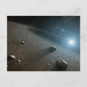 Carte Postale Une ceinture d'astéroïdes autour de la brillante é