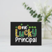 Carte Postale Une Chanceuse école principale St Patrick's Day (Debout devant)