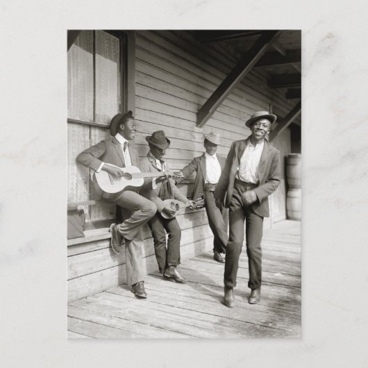 Carte Postale Une chanson et une danse, 1908 (Devant)