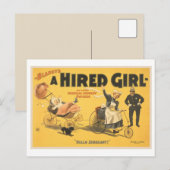 Carte Postale Une comédie musicale embauchée (Devant / Derrière)