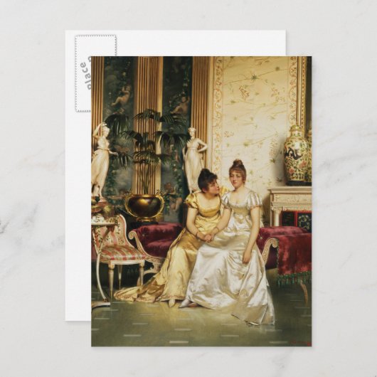 Carte Postale Une confiance partagée (Devant / Derrière)