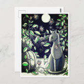 Carte Postale : Une conversation tranquille entre (Devant / Derrière)