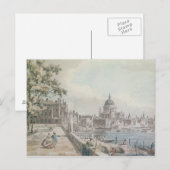 Carte Postale Une copie d'une partie du dessin de Canaletto, de  (Devant / Derrière)