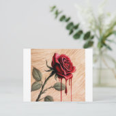 Carte Postale Une couleur rugueuse délicate, complexe et émotive (Debout devant)