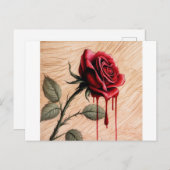 Carte Postale Une couleur rugueuse délicate, complexe et émotive (Devant / Derrière)