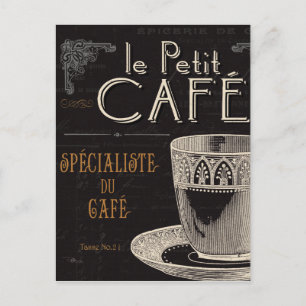 Carte Postale Une coupe contemporaine de café