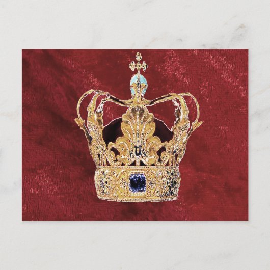 Carte Postale Une couronne royale (Devant)