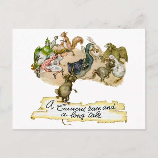 Carte Postale Une course de caucus et une longue histoire (Devant)