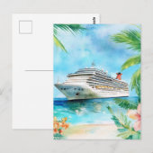 Carte Postale Une croisière d'été (Devant / Derrière)