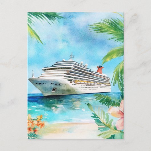 Carte Postale Une croisière d'été (Devant)