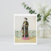 Carte Postale Une dame de distinction dans son habitude de cérém (Debout devant)