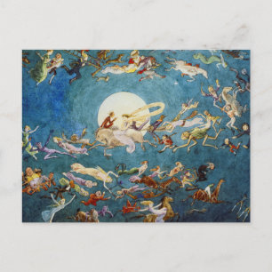 Carte Postale Une danse autour de la lune Imprimer