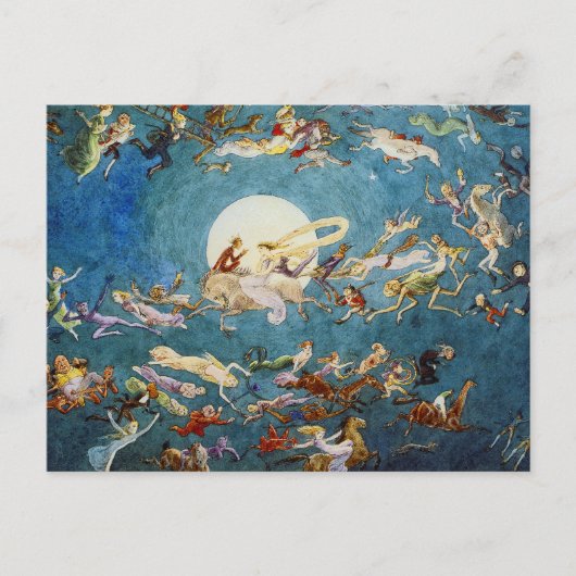 Carte Postale Une danse autour de la lune Imprimer (Devant)