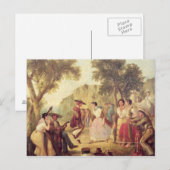 Carte Postale Une danse populaire (Devant / Derrière)