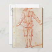 Carte Postale Une danseuse de l'Opéra de Paris (Devant / Derrière)