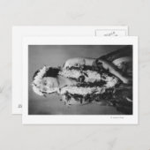 Carte Postale Une danseuse hawaïenne de Hula Photo Hawaii (Devant / Derrière)