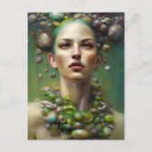 Carte Postale Une déesse de Pâques (Devant)