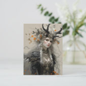 Carte Postale Une Déesse païenne Aux Antlers (Debout devant)