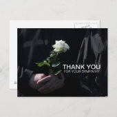 Carte Postale Une Dernière rose blanche (Devant / Derrière)