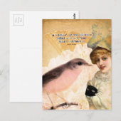 Carte Postale Une devinette de femme (Devant / Derrière)