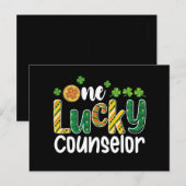 Carte Postale Une école de conseillers chanceuse Saint Patrick's (Devant / Derrière)