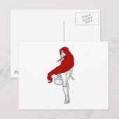 Carte Postale Une équitation rouge Hood (Devant / Derrière)