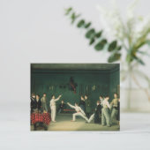 Carte Postale Une escrime, 1827 (Debout devant)