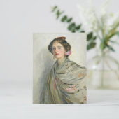 Carte Postale Une Espagnole loyale, Mrs. Chowne | Sir John Laver (Debout devant)