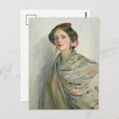 Carte Postale Une Espagnole loyale, Mrs. Chowne | Sir John Laver (Devant / Derrière)