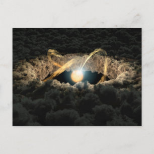 Carte Postale Une Étoile Entourée D'Un Disque Protoplanétaire