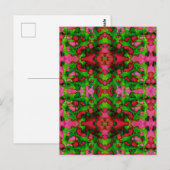 Carte Postale Une étude en rose et vert (Devant / Derrière)