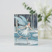 Carte Postale Une fée de l'iceskating (Debout devant)