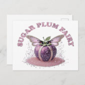 Carte Postale Une fée de prune de sucre (Devant / Derrière)