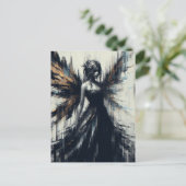 Carte Postale Une fée rayonnante (Debout devant)