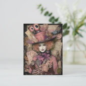 Carte Postale Une Feminine Mad Hatter (Debout devant)
