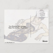 Carte Postale Une Femme Aux Rangements Verts Par Egon Schiele (Dos)
