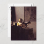 Carte Postale Une femme avec une jute (Devant / Derrière)