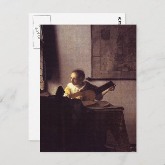 Carte Postale Une femme avec une jute (Devant / Derrière)