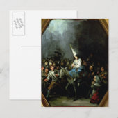Carte Postale Une femme damnée par l'Inquisition (Devant / Derrière)