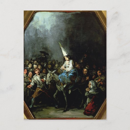 Carte Postale Une femme damnée par l'Inquisition (Devant)