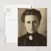 Carte Postale Une femme de caractère (Devant / Derrière)