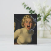 Carte Postale Une femme en colère (Debout devant)