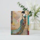 Carte Postale Une femme en tenue de sirène (Debout devant)