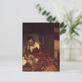 Carte Postale Une Femme endormie (Debout devant)