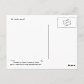 Carte Postale Une femme est comme... (Dos)