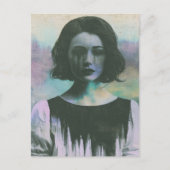 Carte Postale Une femme triste (Devant)