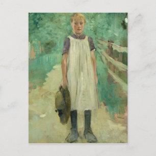 Carte Postale Une fermière, 1895